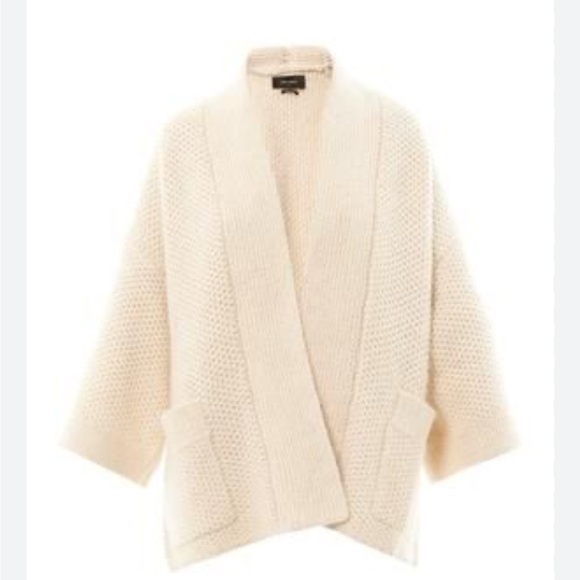 Isabel Marant Idol Waffle Knit Cardigan 36 Small ecru - Picture 4 of 10